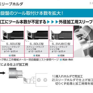 小零件加工 E -  外径加工用スリーブホルダ